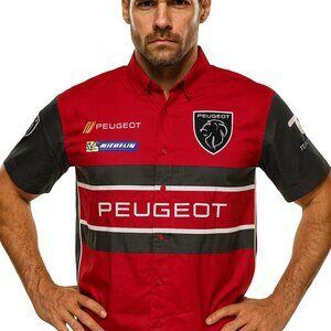 Racing Team Shirt 2XL with Peugeot Graphics – Endurance Motorsport Style